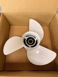Yamaha #6E5-45954-00-00 K Series Aluminum Propeller 3 Blade 14" X 11 Rh.. Fixed Price $150.00.