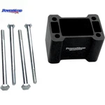 Powermadd 45504 Black 2" Non Pivot Riser Block For Ski Doo. Fixed Price $39.99.