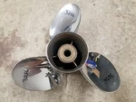 Left Hand 14 1/4" X Suzuki Ss Propeller, 99105-0020L-18P, Yamaha, # 3056. Fixed Price $245.00.