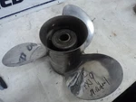 Johnson Evinrude Stainless Steel Prop. Michigan Wheel 14 X 19. Fixed Price $150.00.