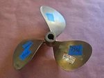 Ni-bral 12" X 15P Super-cut Chris-craft Cup Inboard Prop, 1" Bore, 3188RH, P7551. Fixed Price $207.00.