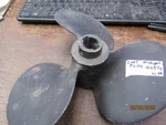 New Michigan Omc Aluminum Outboard Propeller # Pj 74 10 X 9 1/4. Fixed Price $41.99.