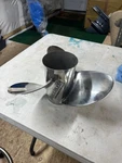Quicksilver Thunderbolt Propeller 15.7 X17P QS5004X Ss. Fixed Price $350.00.