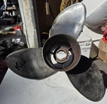 Michigan Apollo Xl Stainless Steel 17P 3 Blade Propeller 15-1/2 Lh K15. Fixed Price $250.00.