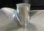 Mercury Laser Ii Left-hand Stainless-steel Prop Dia 13 3/4 Pitch 23, 48-16547A41. Fixed Price $250.00.