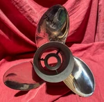 Apollo 14 3/8 X 15 993052 Stainless Steel Propeller For 3/4" Drives (73-24). Fixed Price $175.00.