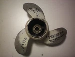 Evinrude/johnson/omc #387389 91/4 Dia. X Pitch Alum. Prop, Free Freight. Fixed Price $34.95.