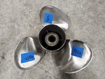 12" X Powertech WBA3 Ss Prop, OM50WBA-11P, Omc Evinrude 13 Spline Hub, P9822. Fixed Price $288.00.
