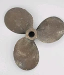 Mercury Outboard Michigan AM282 Propeller, 3 Blade Brass, 9.5" Dia, 586W, MK40. Fixed Price $99.95.