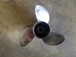 3/4" X 15P Michigan Wheel Stainless Prop, 013028, Evinrude Johnson, # 1692. Fixed Price $223.00.