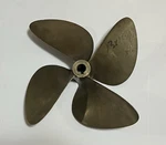 Michigan Vortex 13 12 Cup 4-BLADE 1" Nibral Bronze Boat Propeller Right. Fixed Price $259.95.