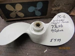 New Michigan Wheel PC-6 Chrysler Force Aluminum Propeller 7 1/2 X 1/4. Fixed Price $49.99.