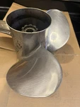 Mercury Vengeance Stainless Steel Propeller 17P 48-16314-17 3-BLADE. Fixed Price $150.00.