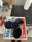 Michigan Match 11.5 X 142005 Rh Tohatsu 50-70 Aluminum Propeller. Fixed Price $125.00.
