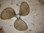 Columbia Chris Craft Bronze Propeller 12X9P Rh Blade 35705. Fixed Price $99.00.