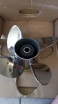 Johnson Evinrude Renegade 14-1/8 X 21 Pitch Stainless Steel Prop 176580 Pair. Fixed Price $350.00.