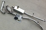 Complete Stainless Steel 2" Exhaust Kit For Suzuki Samurai. Fixed Price $575.00.