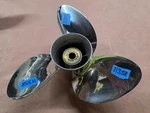 New 16" 18.5P Suzuki Stainless Propeller, 3X16X18.5R, 4.75" Gearcase, P11358. Fixed Price $628.00.