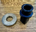 Michigan Wheel 991203 Aft Drive Adapter And 991202 Forward Thrust Washer. Fixed Price $35.00.
