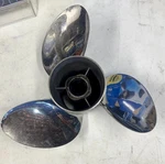 14 3/4 X Stainless Fit Evinrude Johnson Brp Boat Propellers 3B Oem 0763919. Fixed Price $125.00.