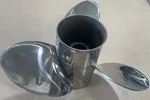 New Counter 15 1/8" 20P Evinrude Johnson Rebel Ss Prop, 763993, Tbx, P6480. Fixed Price $450.00.