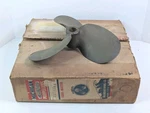 Brass Michigan Wheel Co. Propeller Blade 12 X 13 Rh 4.15 Lbs 1956 Usa. Fixed Price $139.79.