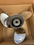 Michigan Match 013043 15X17 Lh Stainless Steel Propeller Omc Evinrude Johnson. Fixed Price $250.00.