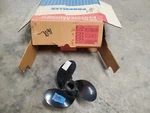 New Left Hand Aluminum 3/8" X 5.5P Omc Evinrude Johnson Prop, 316651, P7091. Fixed Price $78.00.