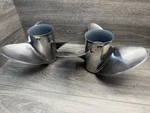 Yamaha Outboard Oem Stainless Steel Propeller Set Right Left Hand 15 1/4 X 19. Fixed Price $1050.00.