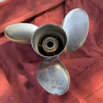 1/4" X 19P Stiletto 10319 O1419 Stainless Steel Propeller. Fixed Price $139.00.