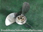 Volvo Penta F7 Rear Stainless Steel Propeller 3851477 Dps-m. Fixed Price $562.50.