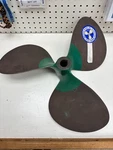 Propeller Bronze Columbian Hydroflite, 20"DX21"P Rh, 1-3/8 Bore. Fixed Price $650.00.
