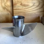 Mercury 14 5/8" X 23P Cleaver Stainless Propeller, 48-89804-A4. Fixed Price $195.00.