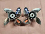 Pair Blade 14 1/8" X 21P Omc Evinrude Renegade Offshore Props P10784 P10785. Fixed Price $458.00.