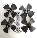 Side-power 4-BLADE Oil Fill Gear Leg Composite Propeller Kit For 55S/75T/95T. Fixed Price $199.99.