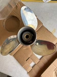 13.5*20P Raker Spline Stainless Boat Propeller For Yamaha And Omc 70-90HP. Fixed Price $319.00.