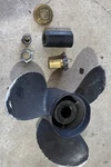Michigan Wheel 992004 14 1/2 X 19 Aluminum Propeller -used. Fixed Price $45.00.