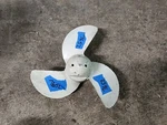 Left Hand Aluminum 1/4" X 1/2P Omc Evinrude Propeller, 316557, P7652. Fixed Price $23.00.