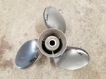 14 1/4" X 15P Michigan Wheel Rapture Ss Prop, 013064, Evinrude Johnson, # 3201. Fixed Price $200.00.