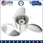 X Stainless Steel Boat Propeller For Yamaha Engines 150-250HP 15TOOTH Lh. Fixed Price $419.00.