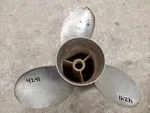 Counter 14 3/4" X 21P Quicksilver Mirage Stainless Propeller, 48-13243-21, P4241. Fixed Price $134.00.