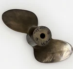 Vintage Antique Michigan Solid Brass 2 Blade Marine Boat Propeller 10. Fixed Price $95.00.