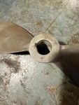 12X12 Rh Bronze Inboard Propeller Blade. Fixed Price $124.00.