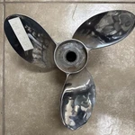 Volvo Penta Aquamatic 14X24 Left Hand 3 Blade Stainless Steel Propeller. Fixed Price $300.00.