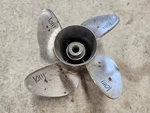 Counter Blade 14 1/2" X 19P Turbo Osi Ss Prop, Omc Evinrude, T-lock, P10111. Fixed Price $207.00.