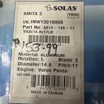 Solas 8812-148-17 Volvo Penta New Oem 3-BLADE Rh Propeller, 14.8X17P, 3850300. Fixed Price $125.00.