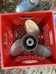 1/4" X 19P Stiletto Advantage 2 Ss Prop, 10319 M1419, Mercury 4.75", P10718. Fixed Price $170.00.