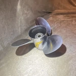 New, Tested. Omc 14 1/4 X21L 15 Spline. Boat Prop. Fixed Price $162.00.