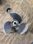 Vintage Used Johnson Omc Evinrude Outboard Boat Motor Propeller 307318 10X11. Fixed Price $30.00.