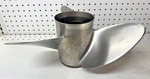 *used* Powertech 16 X Pitch Stainless Prop LFS3R19PMS275 *needs Work/hub*. Fixed Price $149.99.